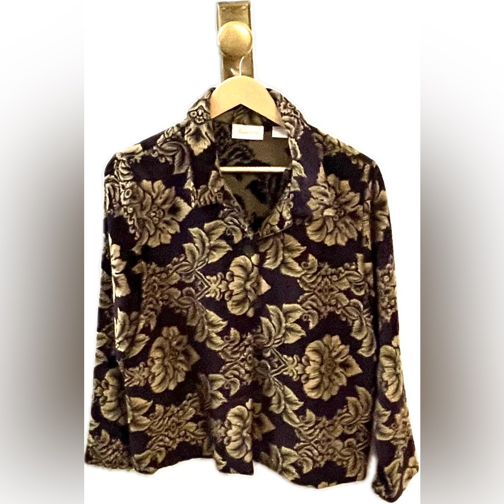 Beautiful flower printed jacket
